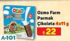 ŞÖLEN OZMO FARM PARMAK ÇİKOLATA 4X11 G